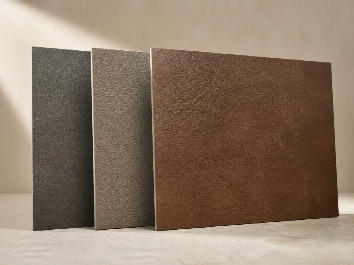 Suprafețe PHOMI din colecția Leather
