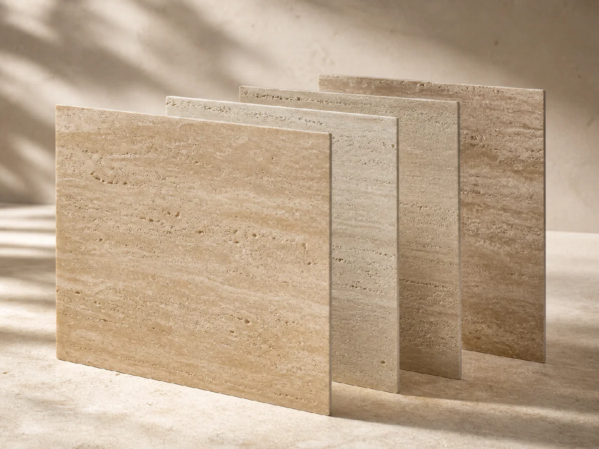 Suprafețe PHOMI din colecția Travertine